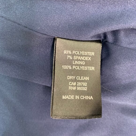 Carolina Belle Blazer Size XS Blue Velvet Floral NWT - Picture 7 of 11